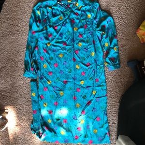 Schrader Sport New York Vintage Turquoise Dress